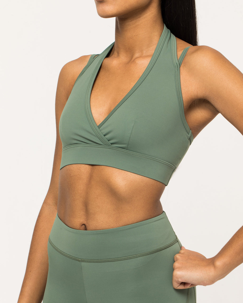 Green Halter Top