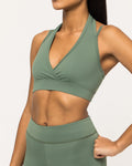 Green Halter Top