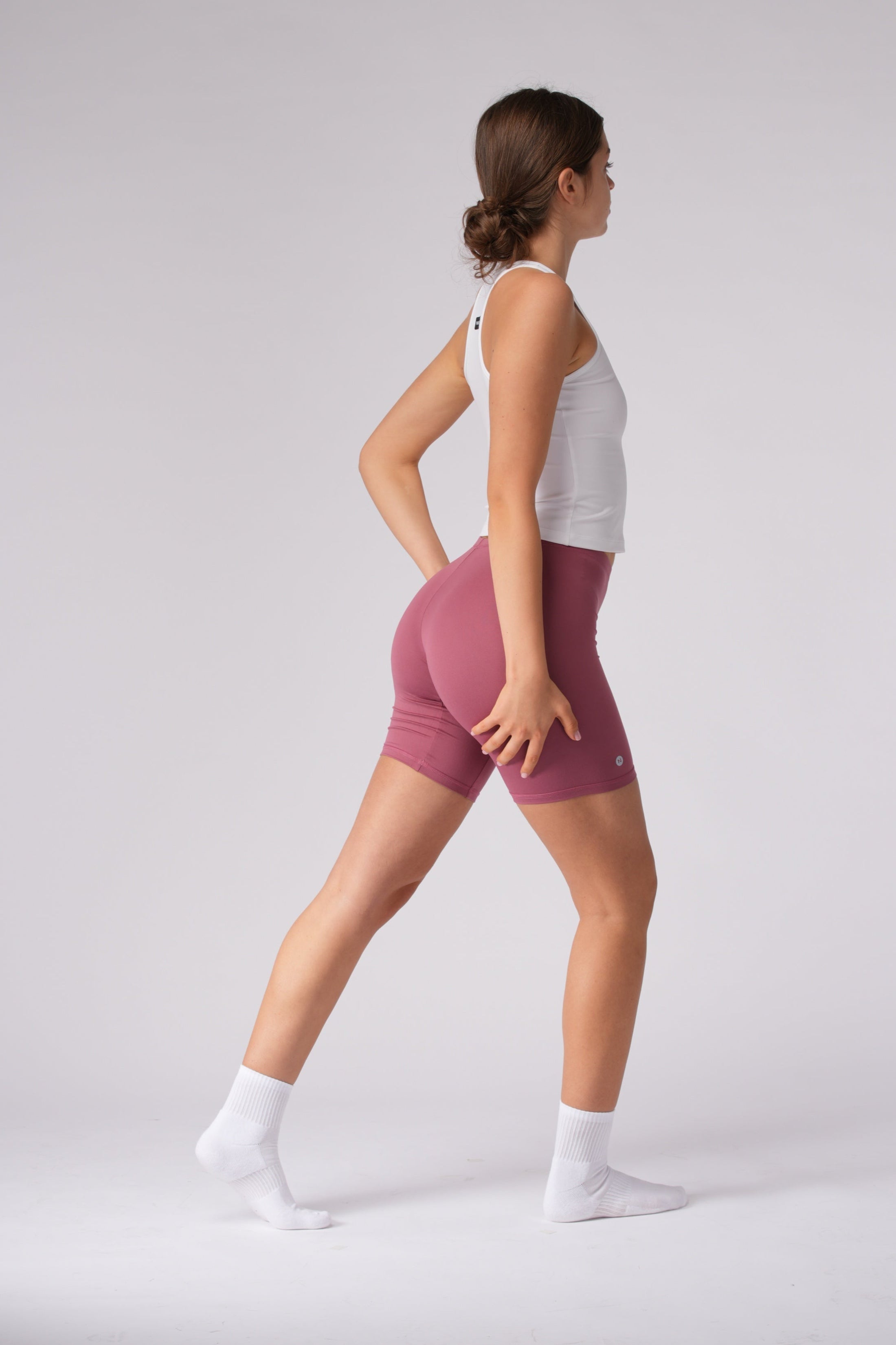 Lounge Long Shorts Mauve
