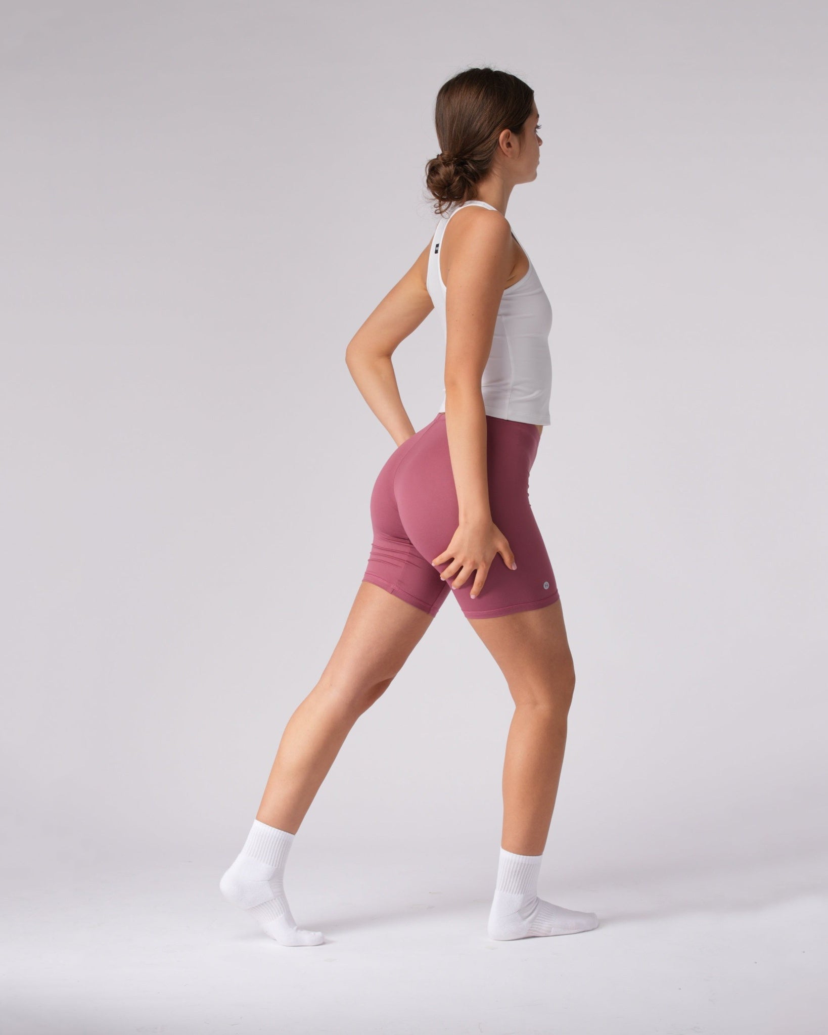 Lounge Long Shorts Mauve