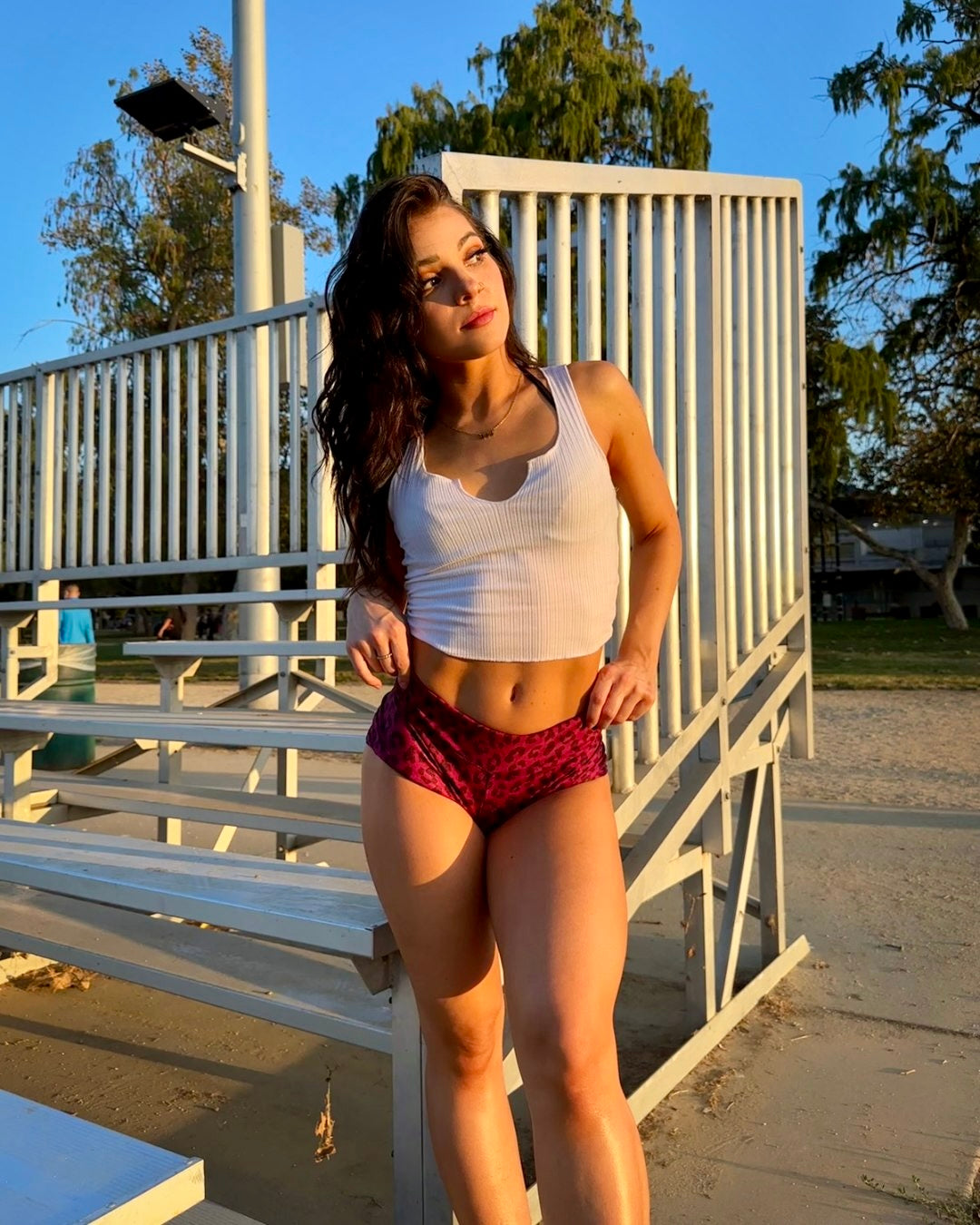 Cherry Leo Shorts