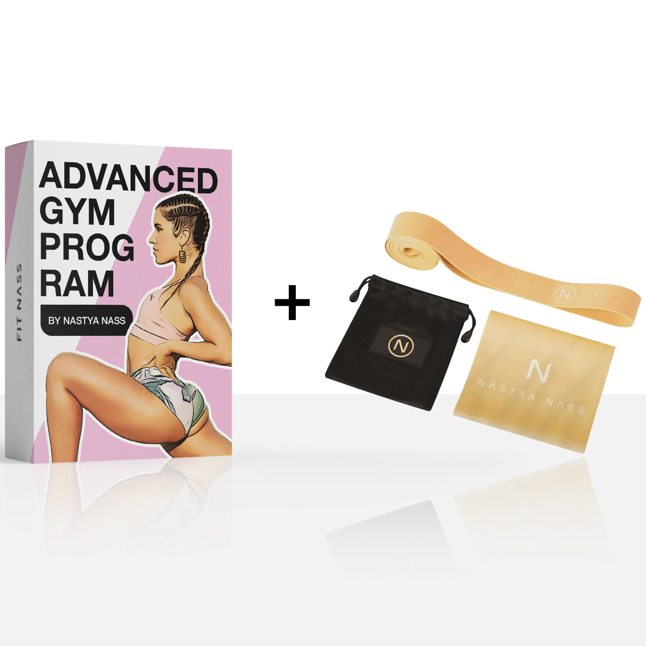 Advanced Gym Program with Stretching Band Set